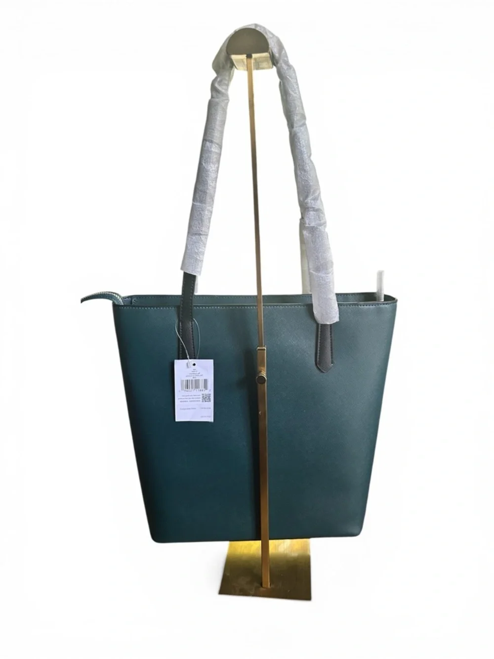 Kate Spade Market Tote NWT Green Pink Colorblock Leather Zip